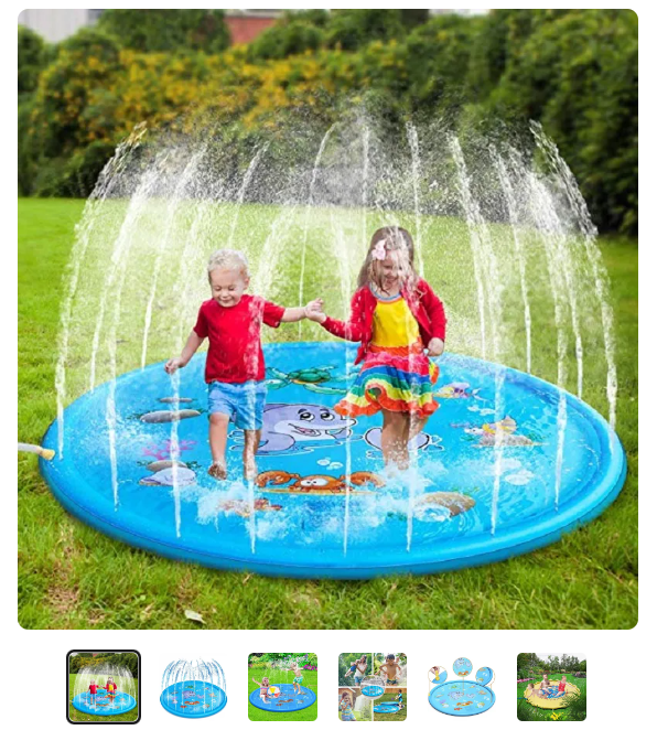 Colchoneta de agua inflable para niños